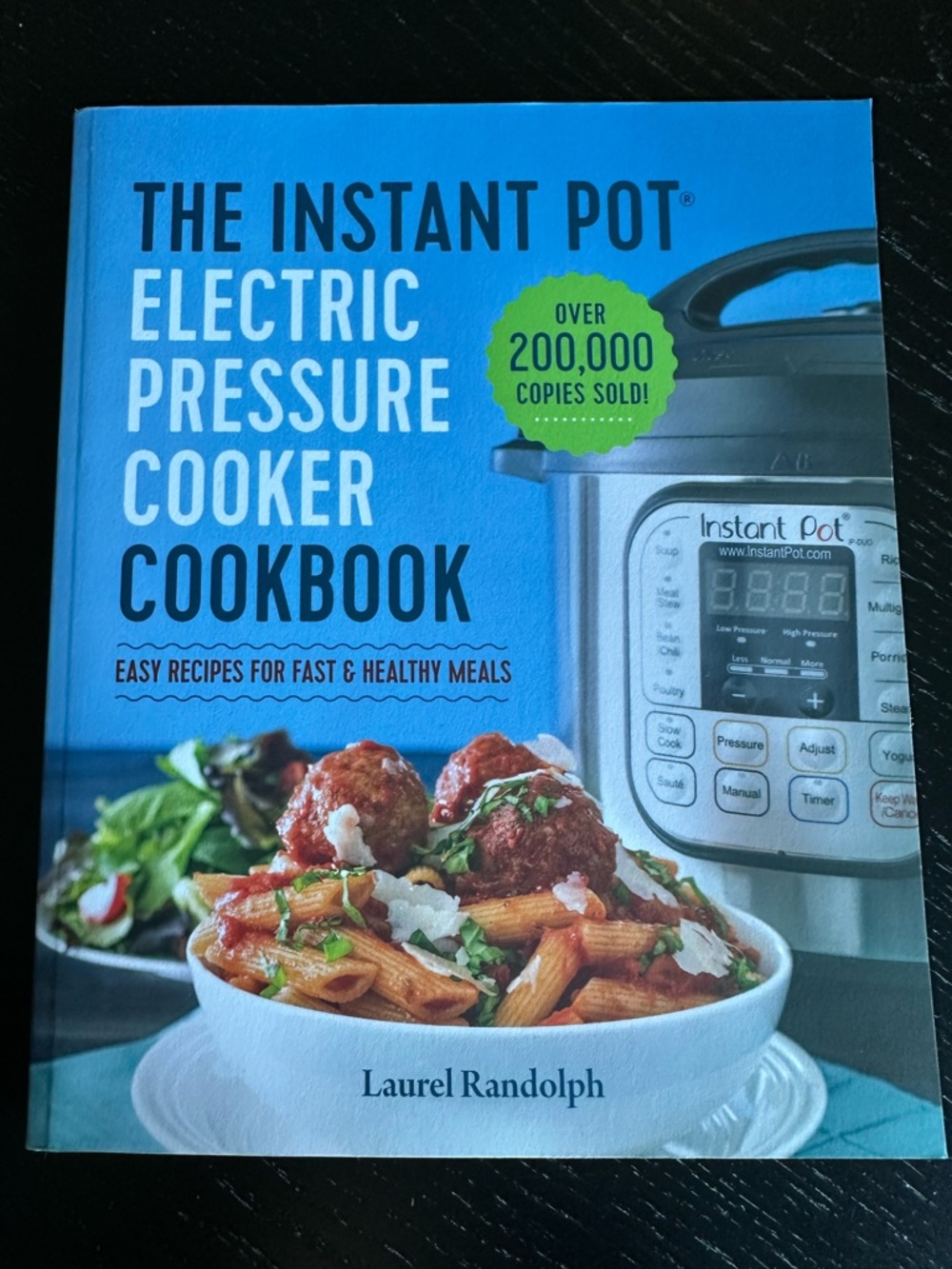 The Instant Pot Electric Pressure Cooker Cookbook - Blue Cover